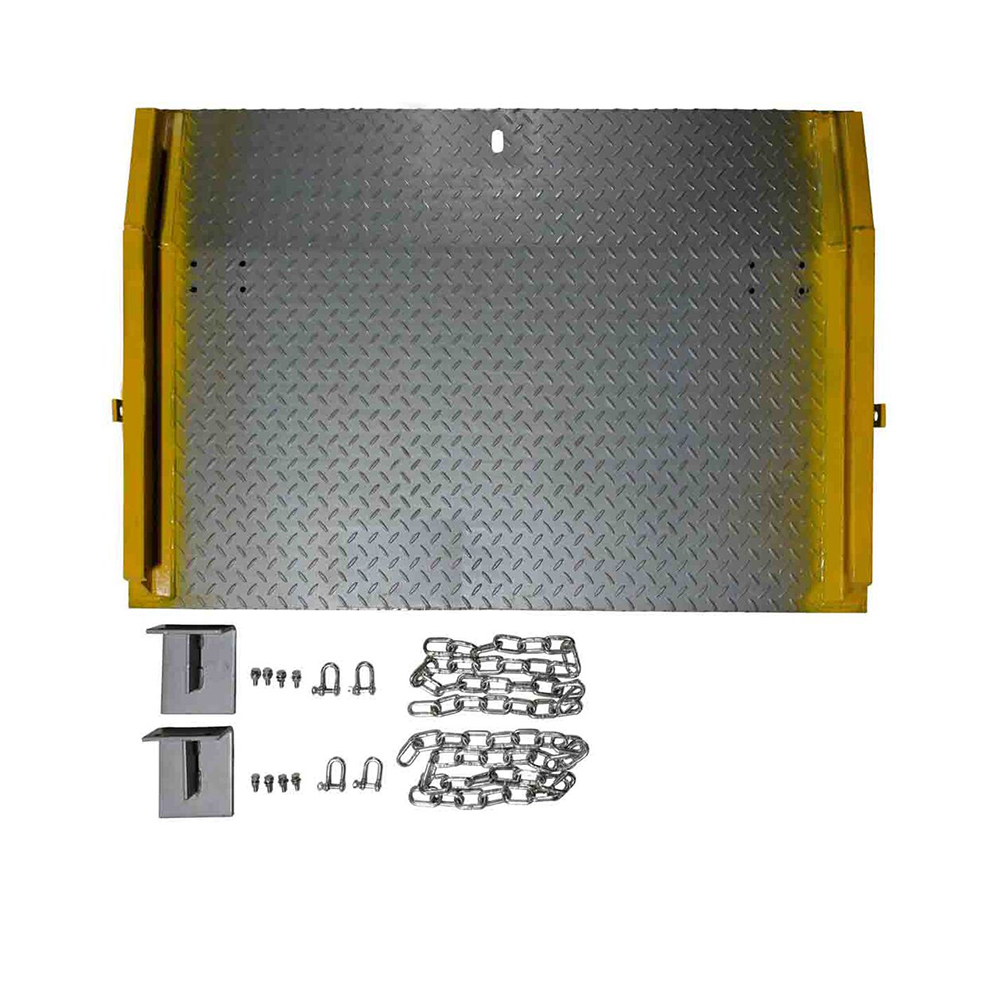 Gaffeltruck ramp dockboard details