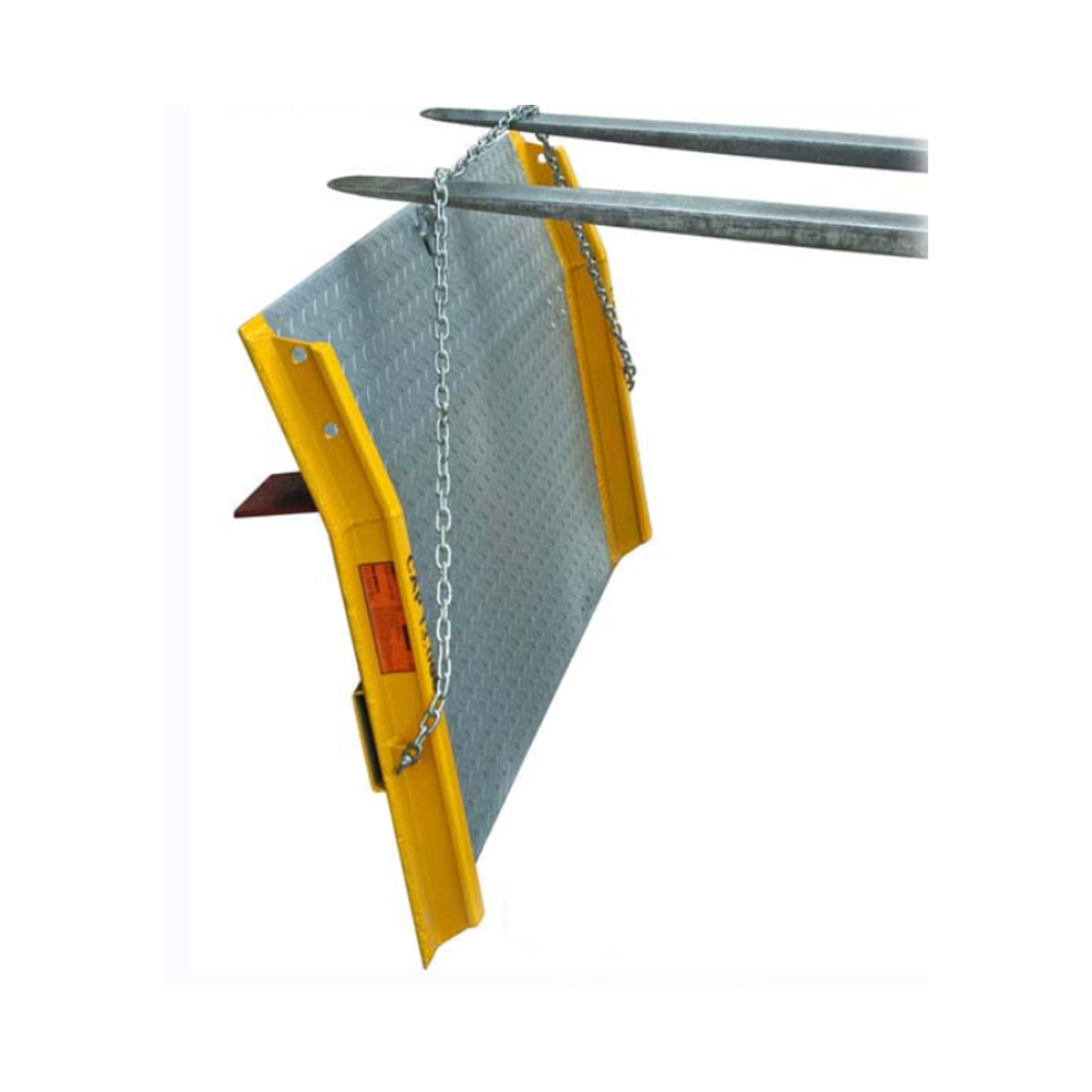 Gaffeltruck ramp dockboard